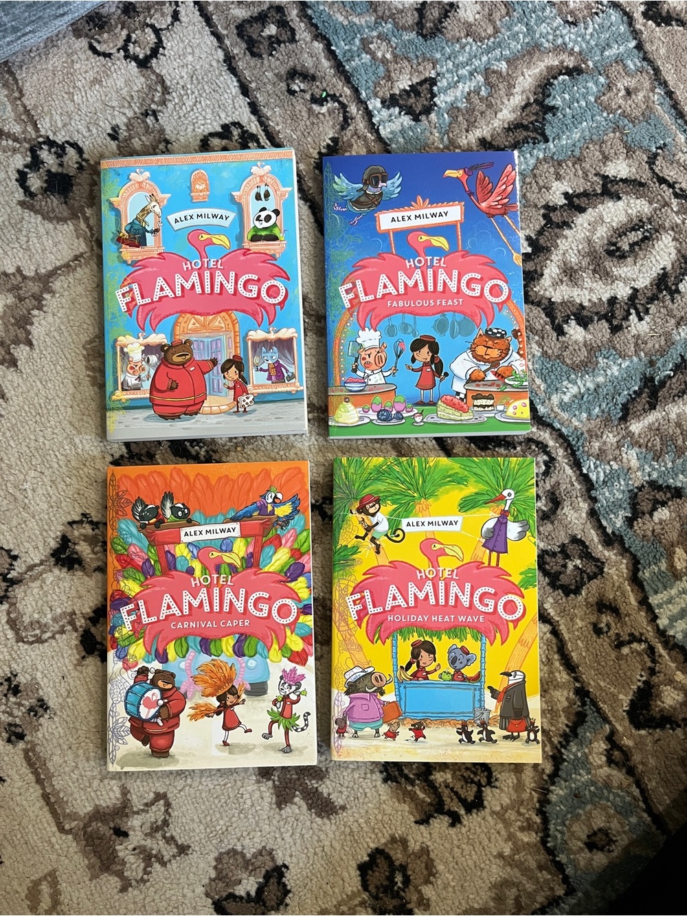 Hotel Flamingo Kids Books - Bright Multicolor Set